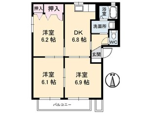 SQUARE35 C棟の物件間取画像